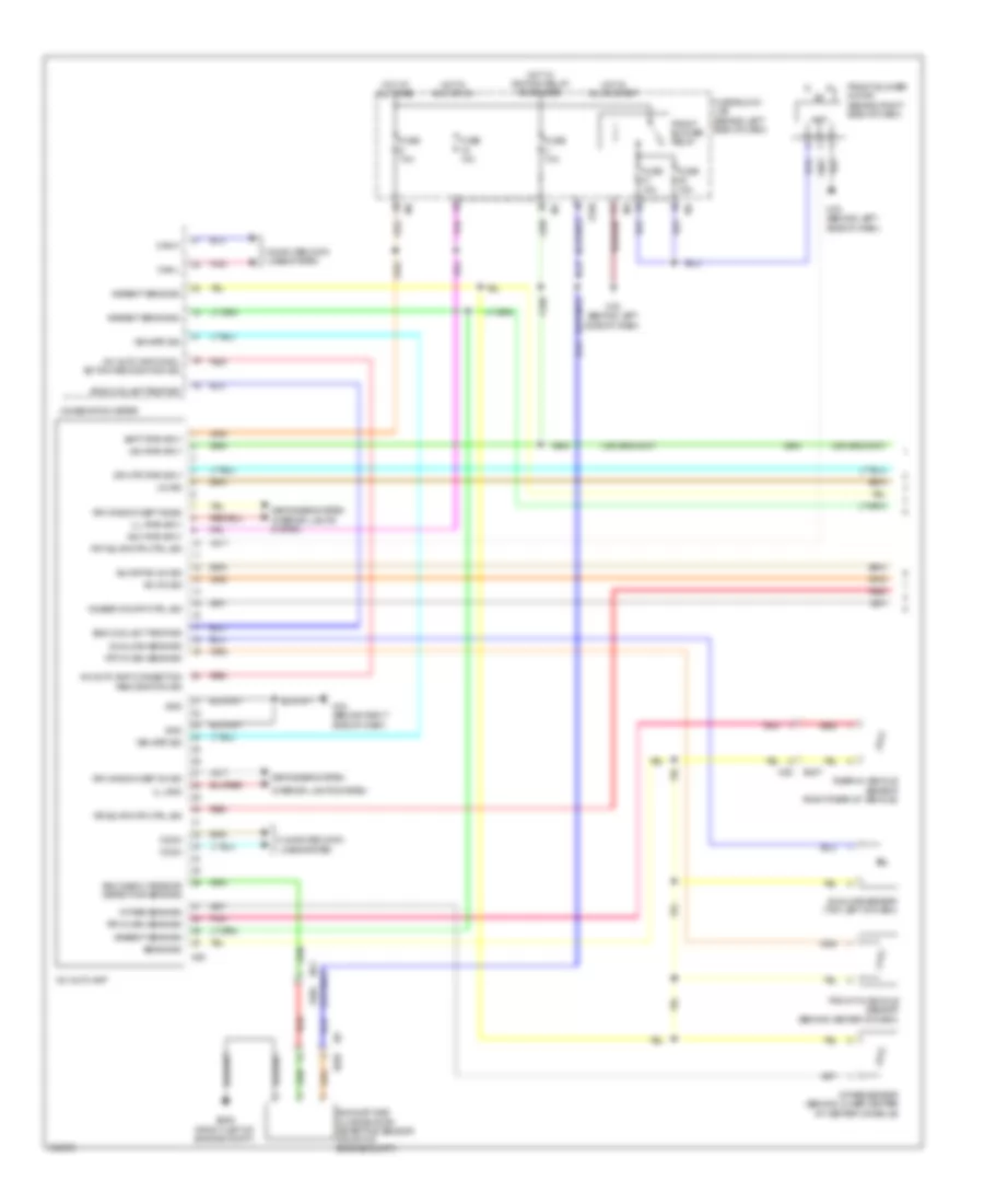 Automatic A C Wiring Diagram 1 of 3 for Nissan Quest SV 2011