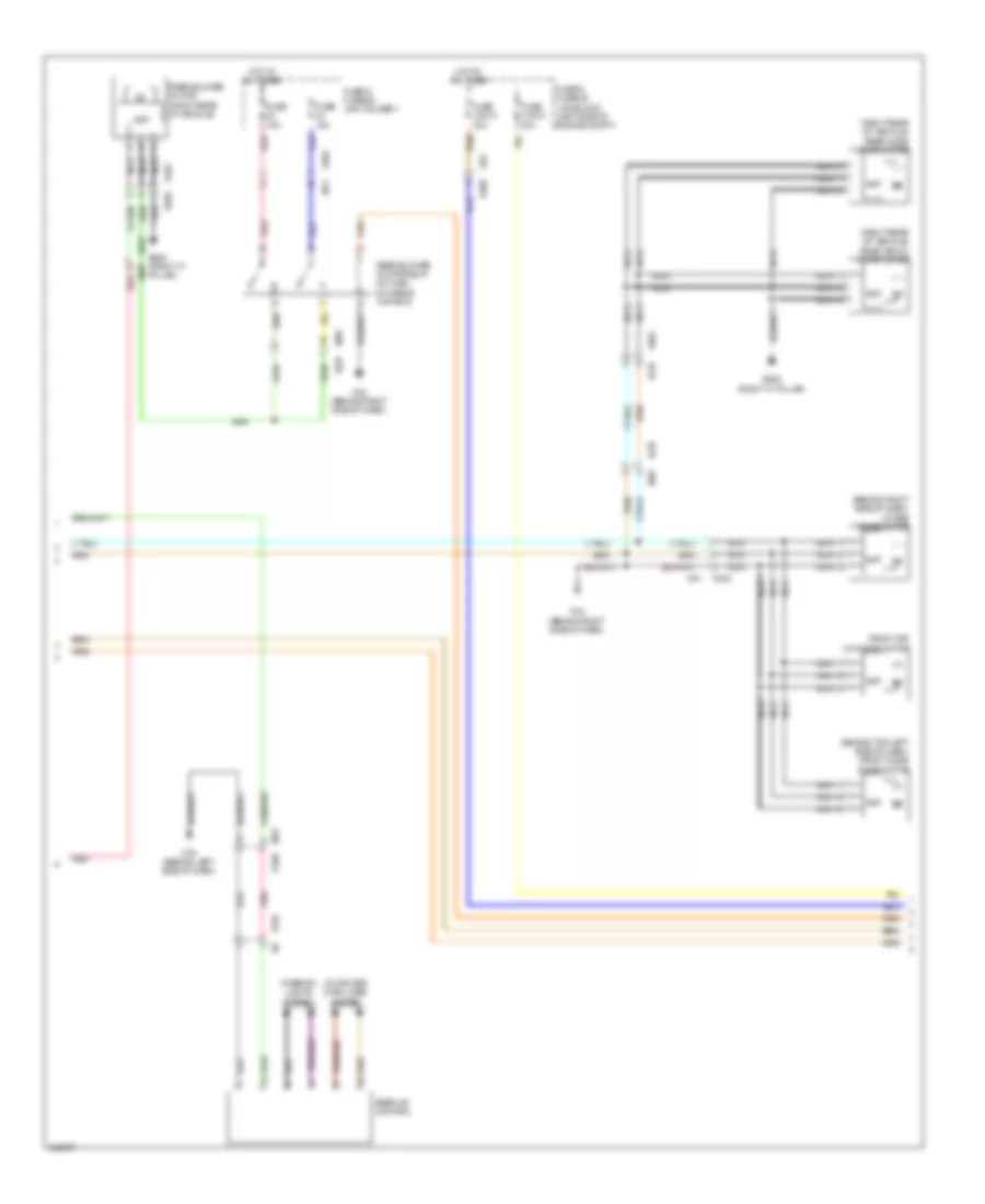 Manual AC Wiring Diagram (2 of 3) for Nissan Quest SV 2011