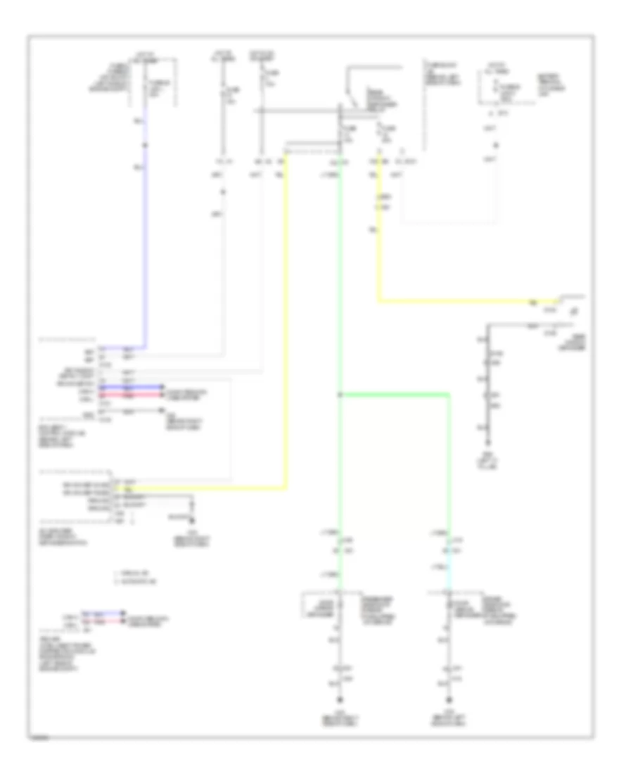 Defoggers Wiring Diagram for Nissan Quest SV 2011
