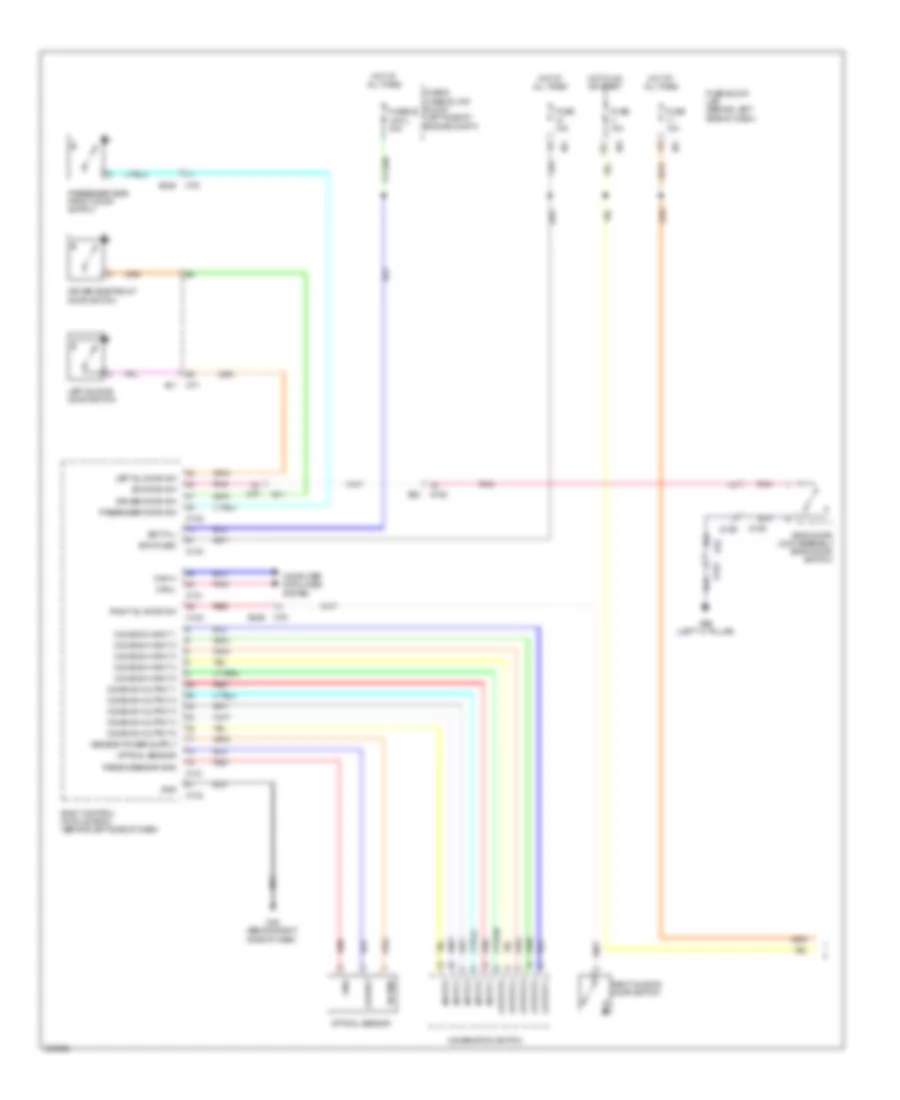 Headlights Wiring Diagram 1 of 2 for Nissan Quest SV 2011