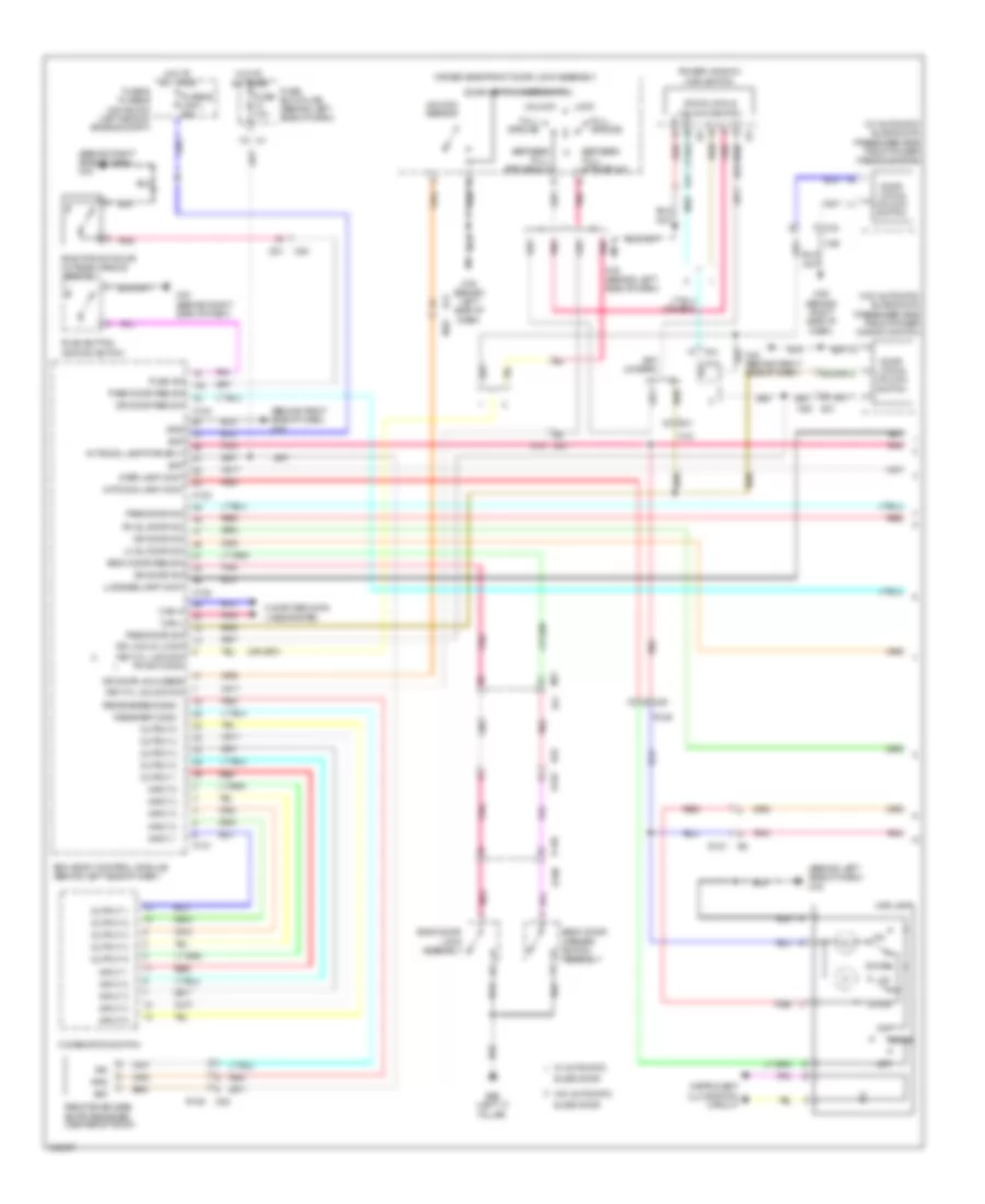 Courtesy Lamps Wiring Diagram 1 of 2 for Nissan Quest SV 2011