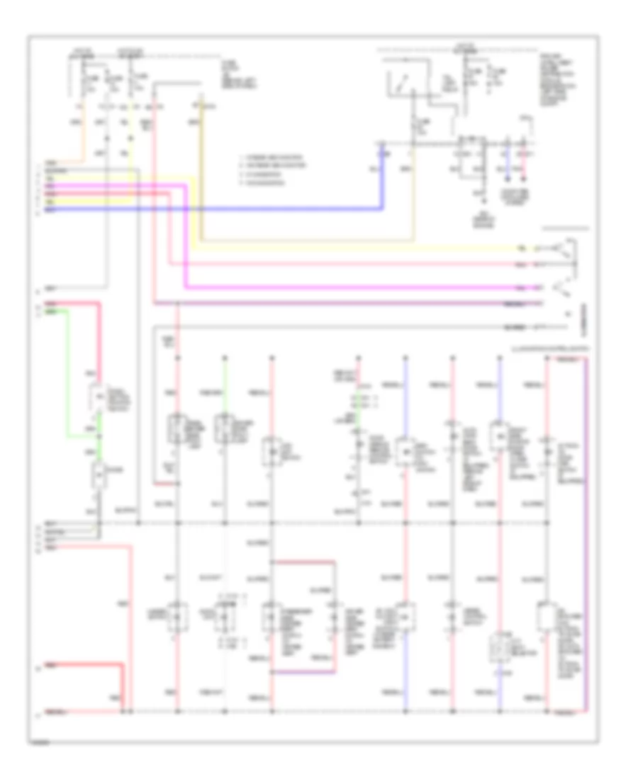 Instrument Illumination Wiring Diagram (2 of 2) for Nissan Quest SV 2011