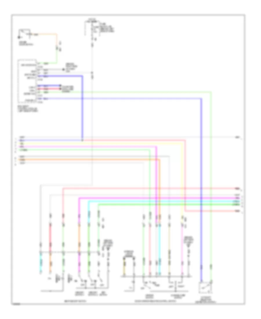 Memory Systems Wiring Diagram (2 of 3) for Nissan Quest SV 2011