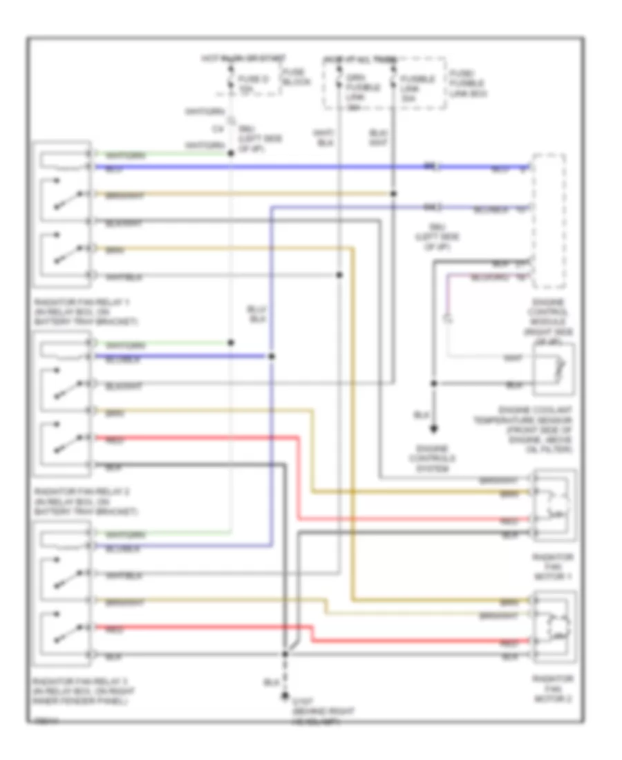 2 0L Cooling Fan Wiring Diagram A T for Nissan Sentra SE R 1991