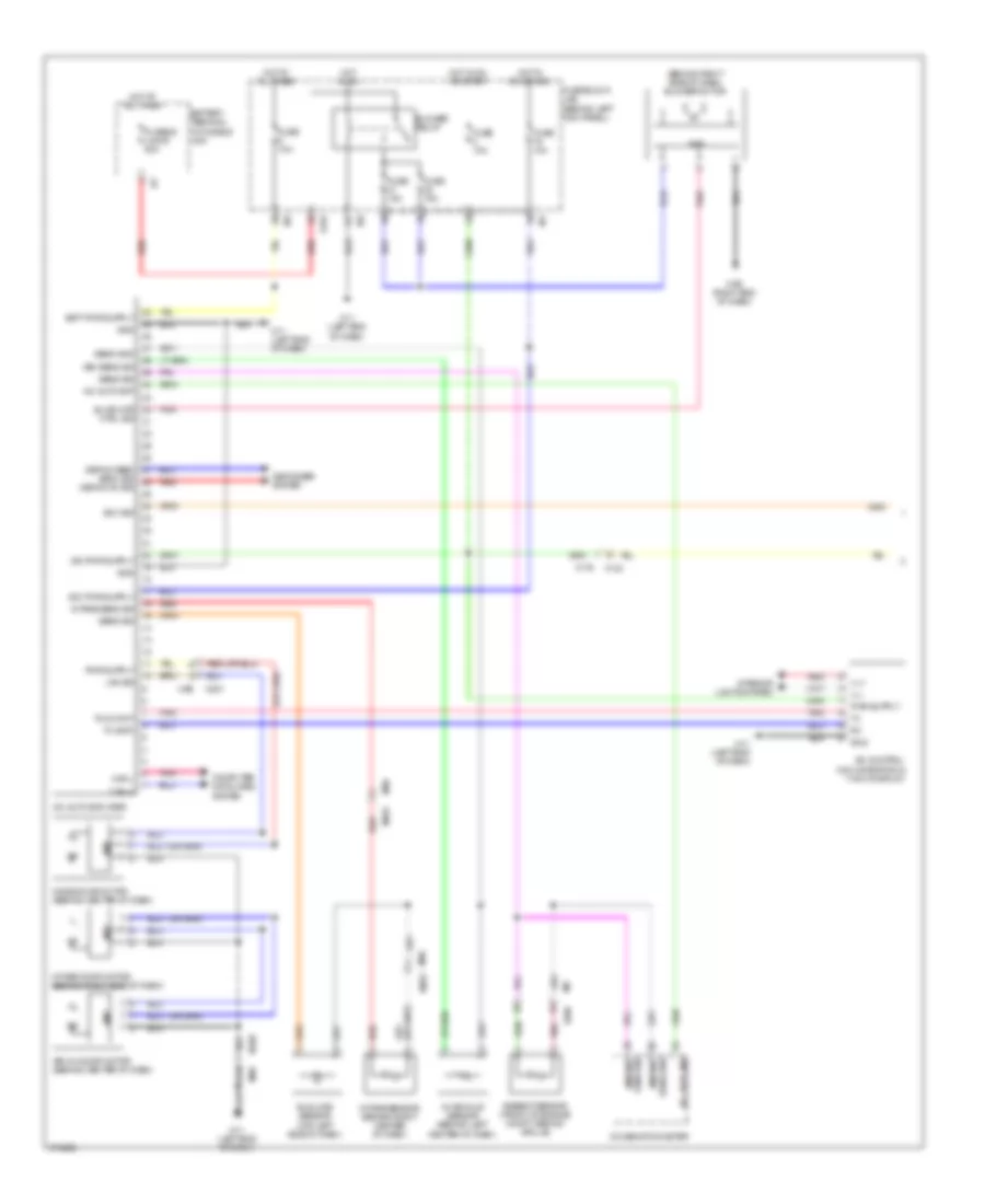 Automatic A C Wiring Diagram 1 of 2 for Nissan 370Z 2014