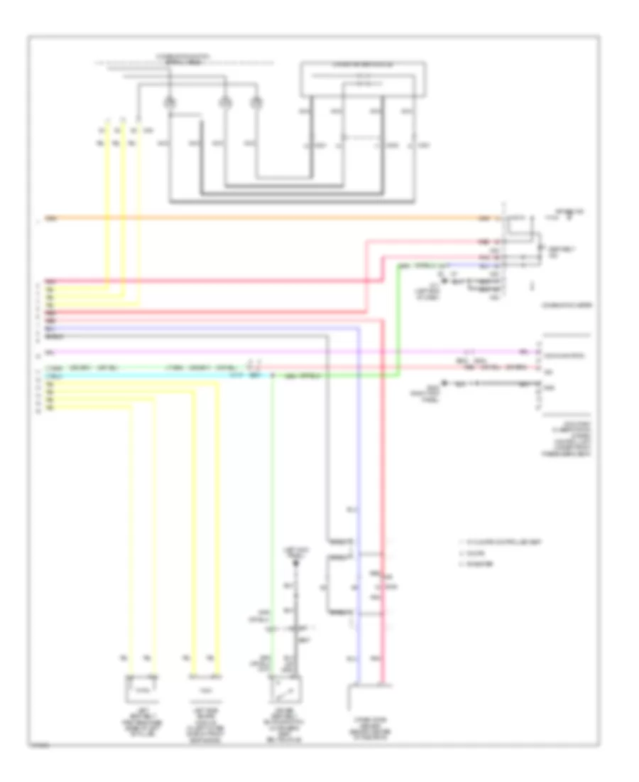 Supplemental Restraints Wiring Diagram (2 of 2) for Nissan 370Z 2014