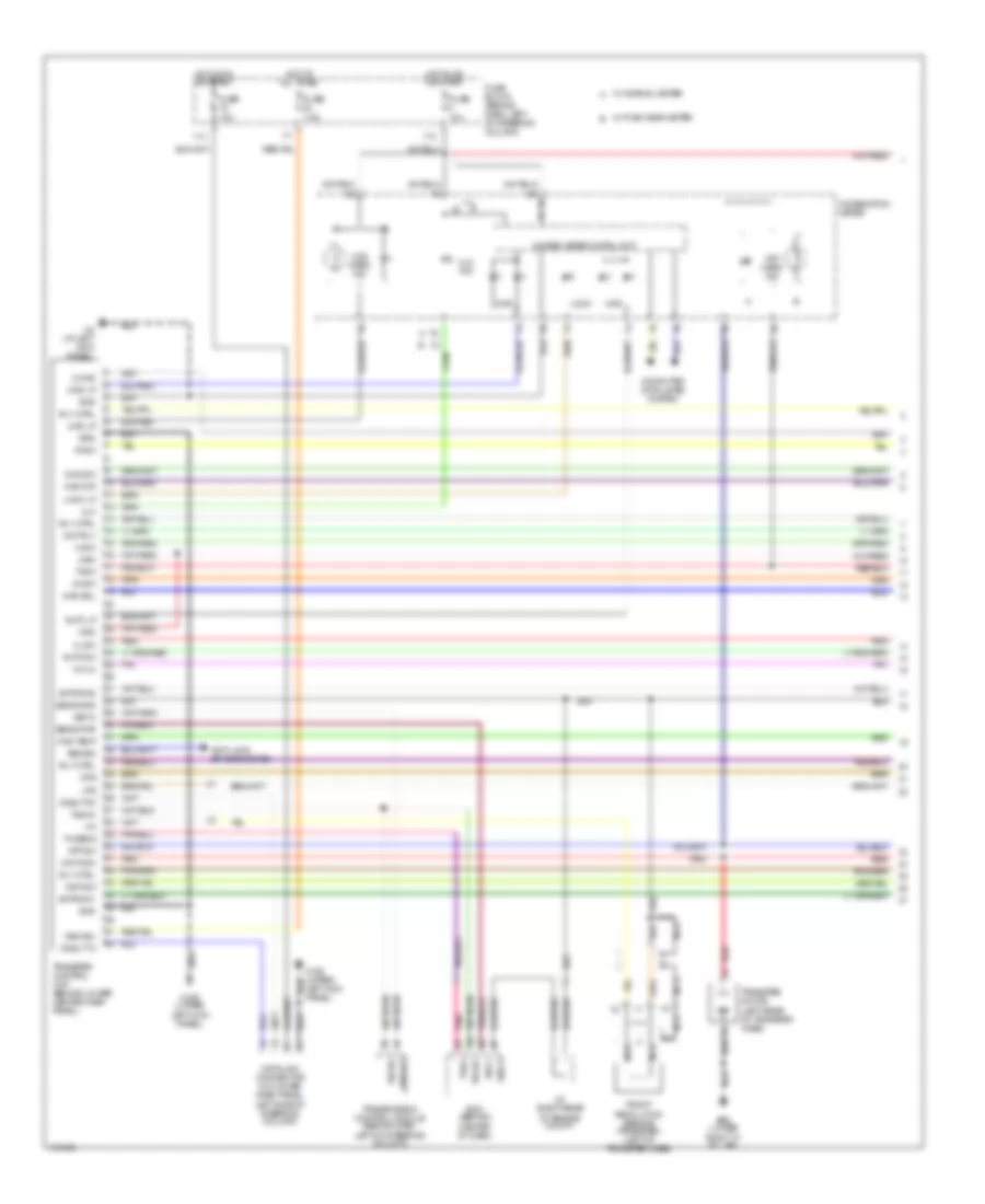 4WD Wiring Diagram, without Stability Assist (1 of 2) for Nissan Pathfinder SE 2004
