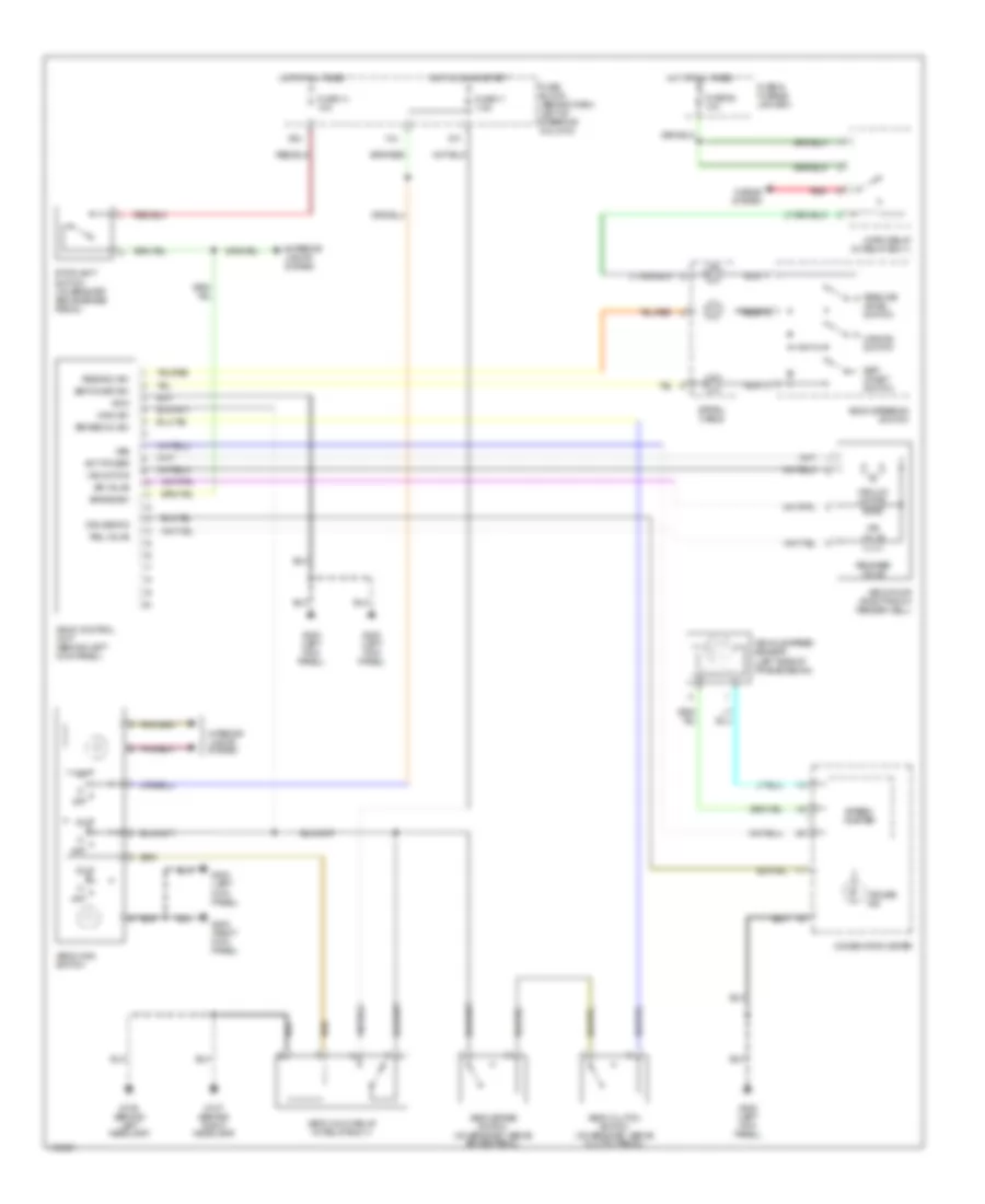 Cruise Control Wiring Diagram M T for Nissan Pathfinder XE 2000