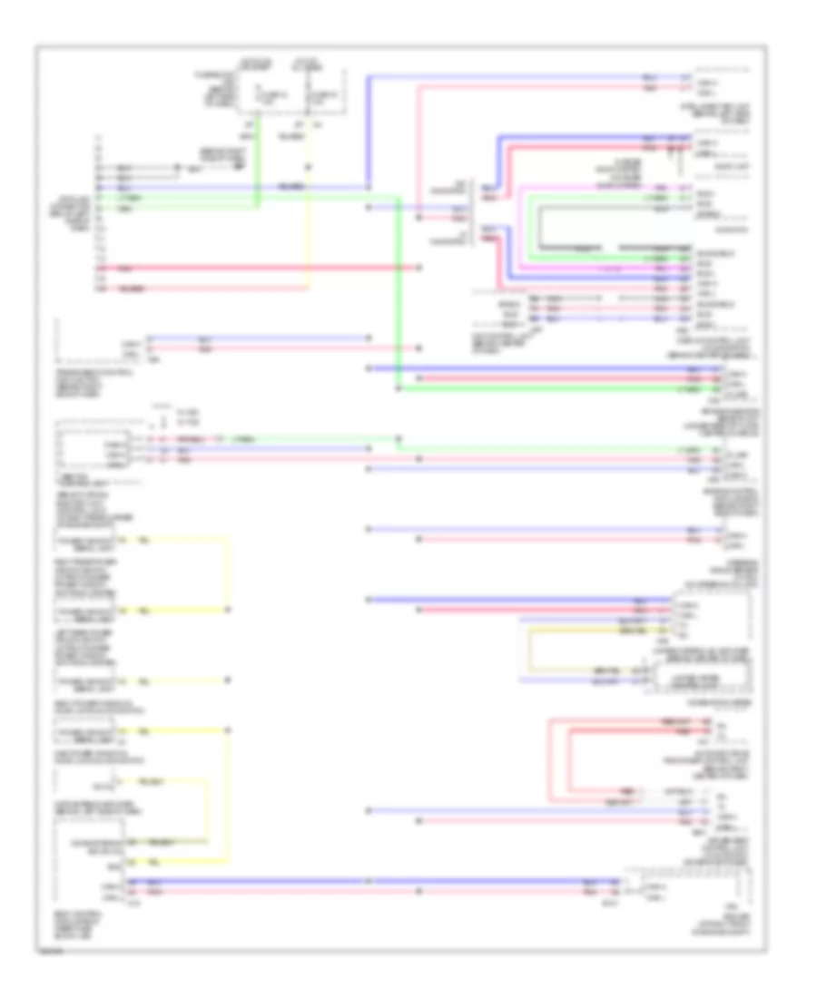 Computer Data Lines Wiring Diagram for Nissan Maxima SE 2007