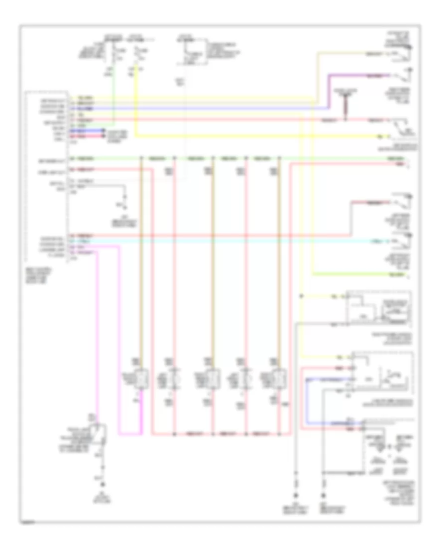 Courtesy Lamps Wiring Diagram 1 of 2 for Nissan Maxima SE 2007