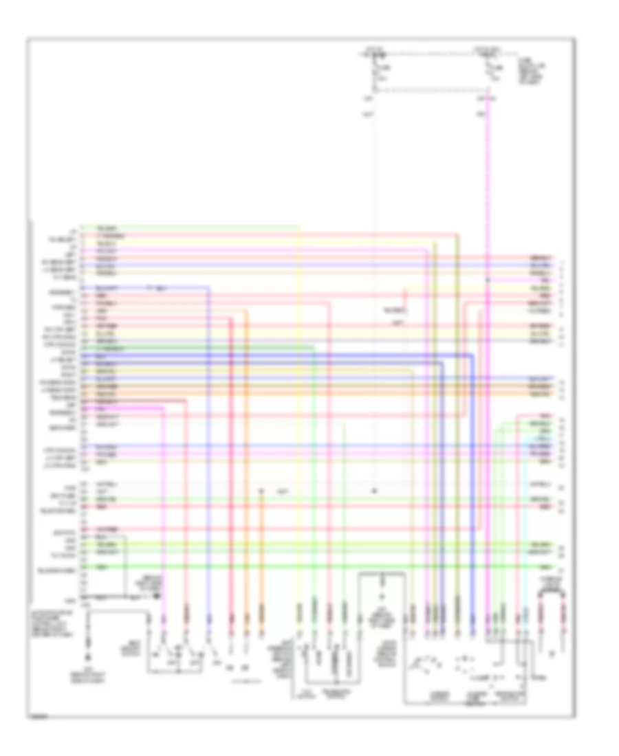 Memory Systems Wiring Diagram 1 of 3 for Nissan Maxima SE 2007