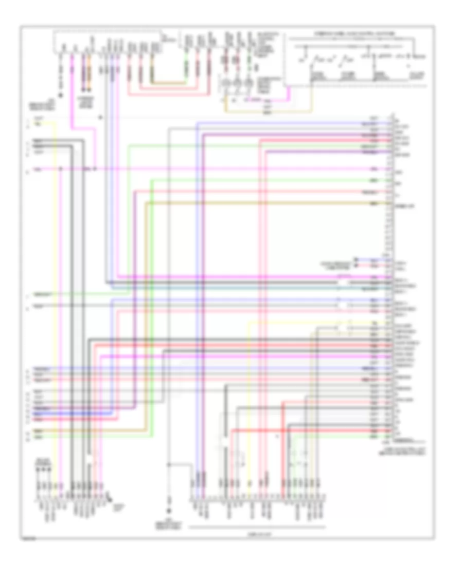 Navigation Wiring Diagram 2 of 2 for Nissan Maxima SE 2007