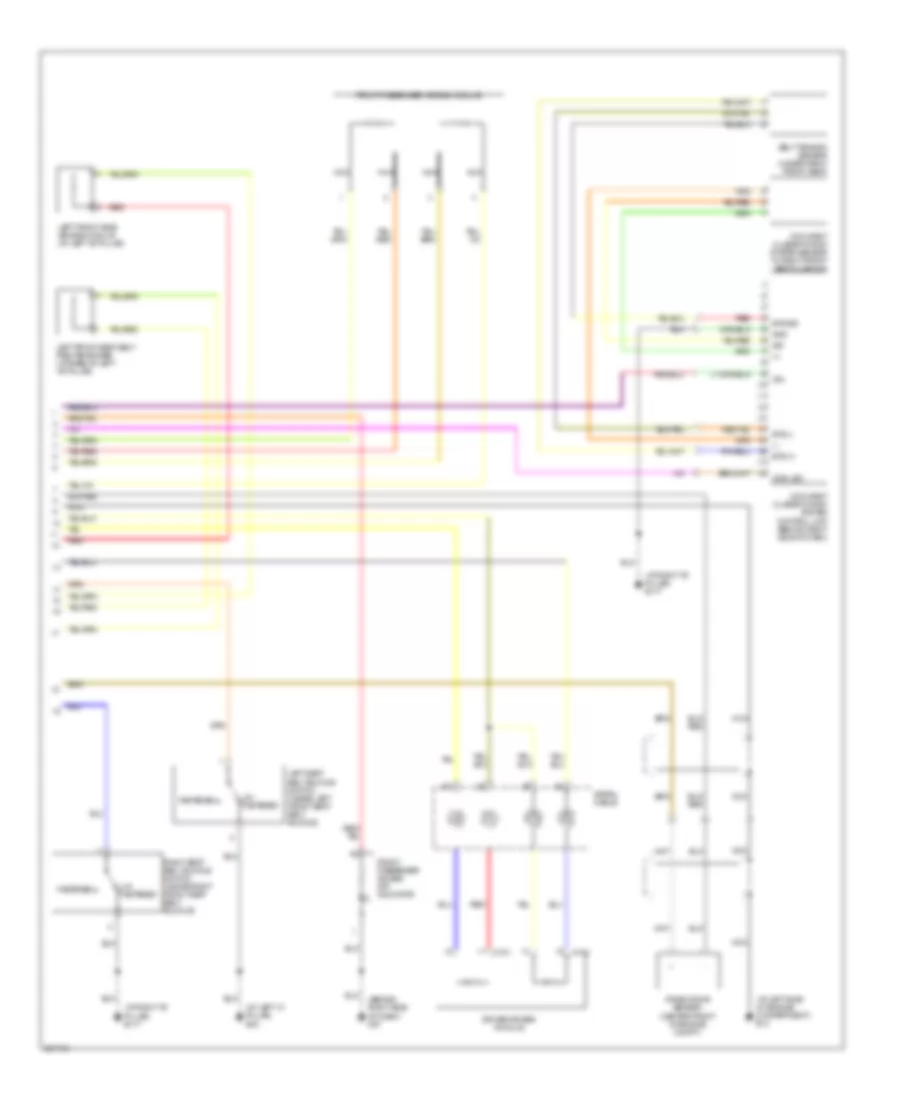 Supplemental Restraints Wiring Diagram (2 of 2) for Nissan Maxima SE 2007