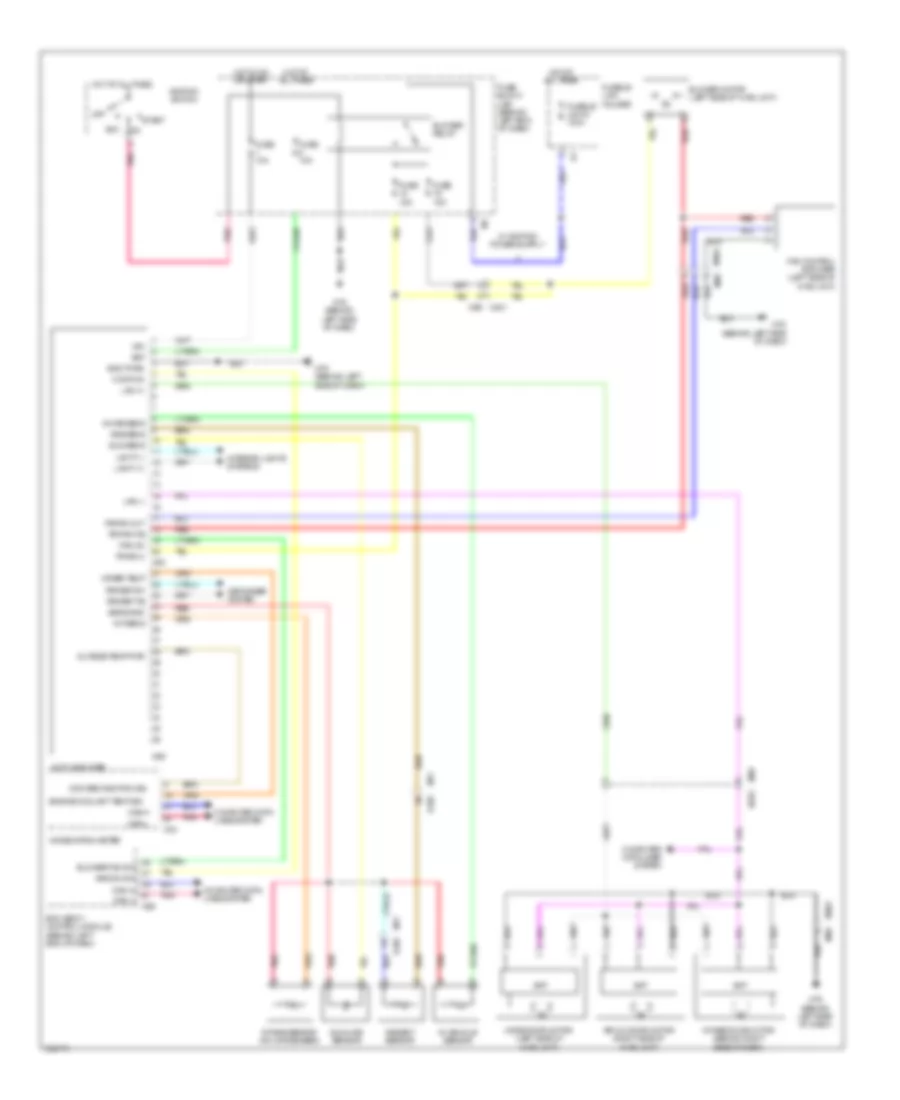 Automatic A C Wiring Diagram 1 of 2 for Nissan Rogue Krom 2011