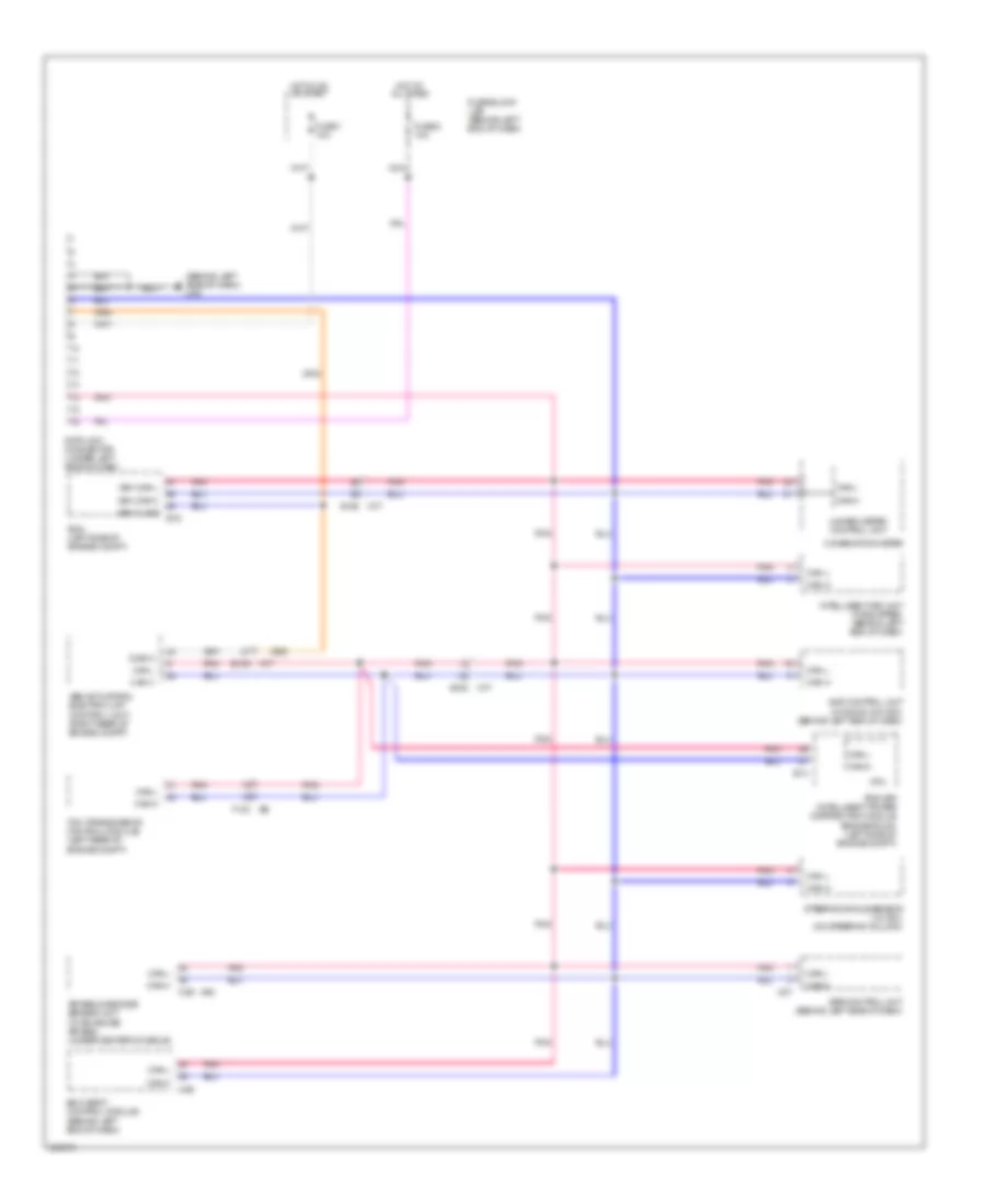 Computer Data Lines Wiring Diagram for Nissan Rogue Krom 2011