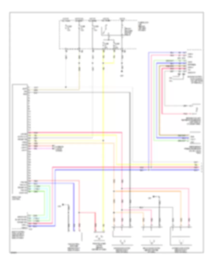 Manual A C Wiring Diagram 1 of 2 for Nissan Sentra 2009