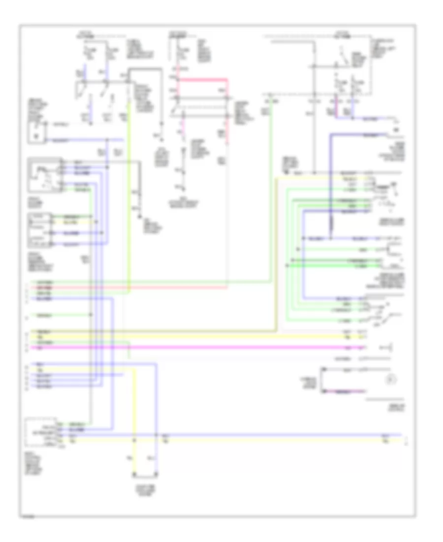 Manual A C Wiring Diagram 2 of 3 for Nissan Quest S 2004