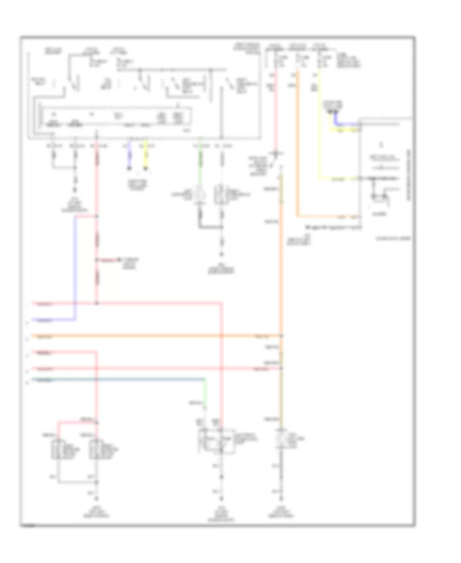 Exterior Lamps Wiring Diagram 2 of 2 for Nissan Quest S 2004