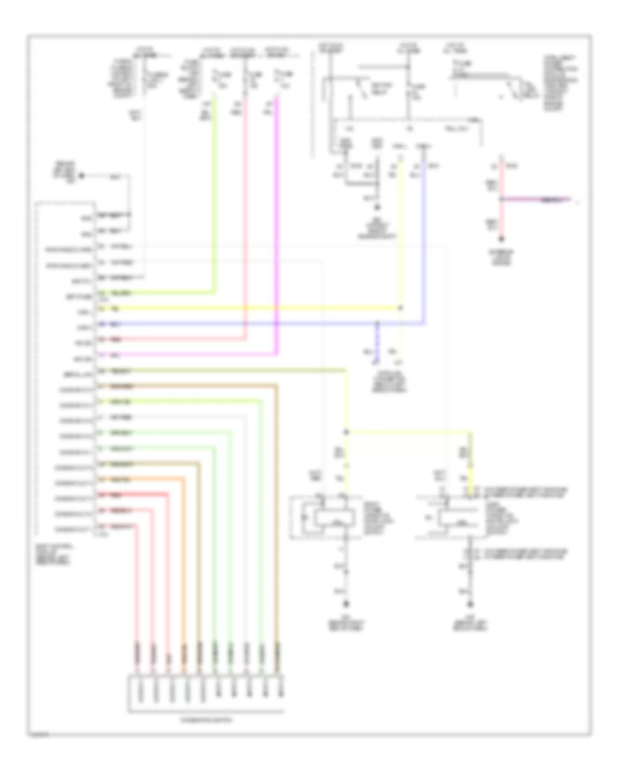 Instrument Illumination Wiring Diagram 1 of 2 for Nissan Quest S 2004