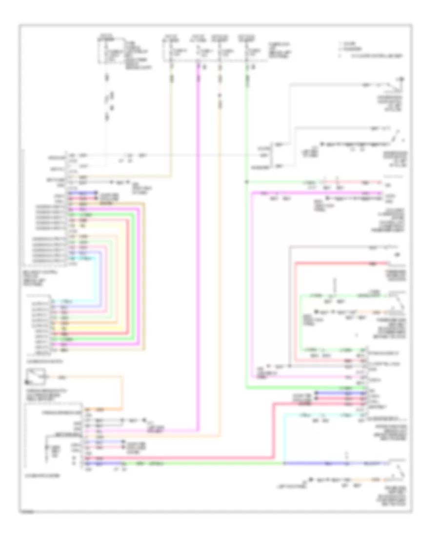 Chime Wiring Diagram for Nissan 370Z Nismo 2014