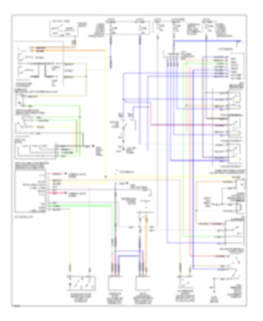Manual AC Wiring Diagram (1 of 2) for Nissan Quest GLE 2000
