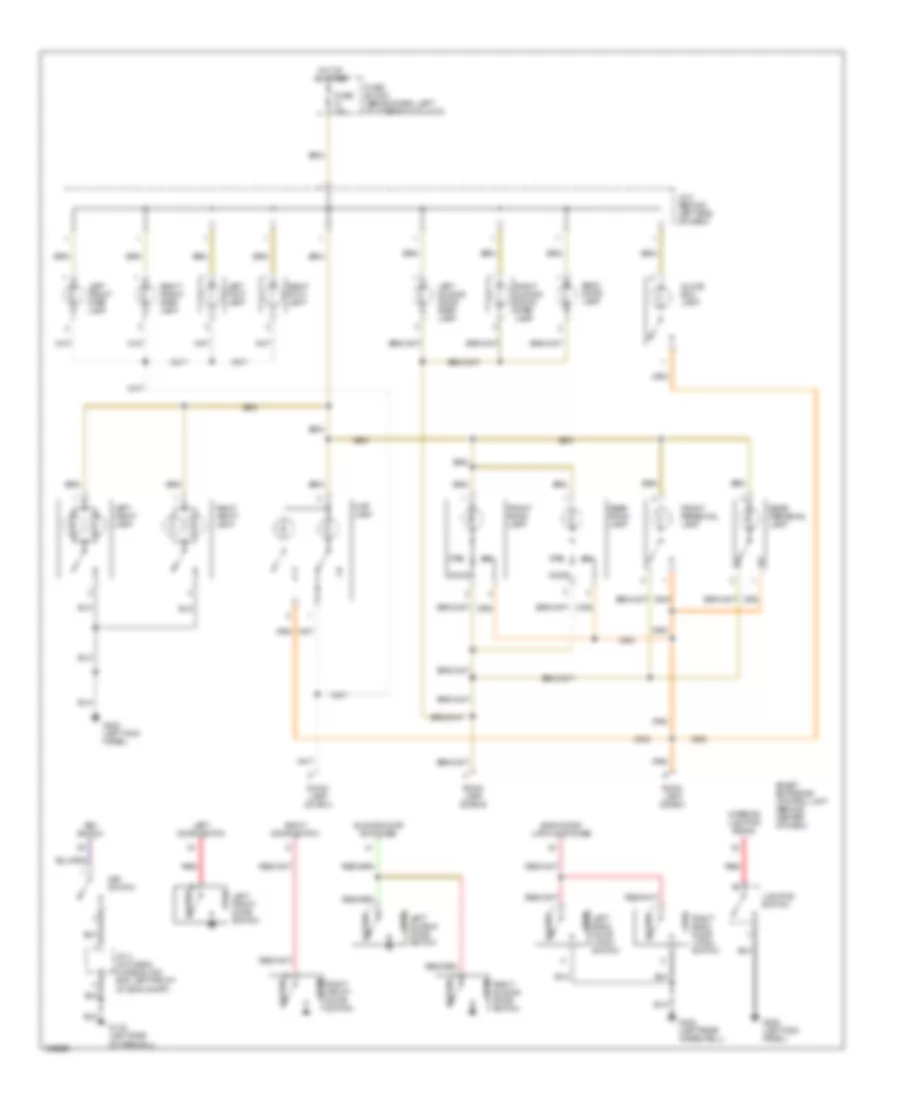 Courtesy Lamps Wiring Diagram for Nissan Quest GLE 2000