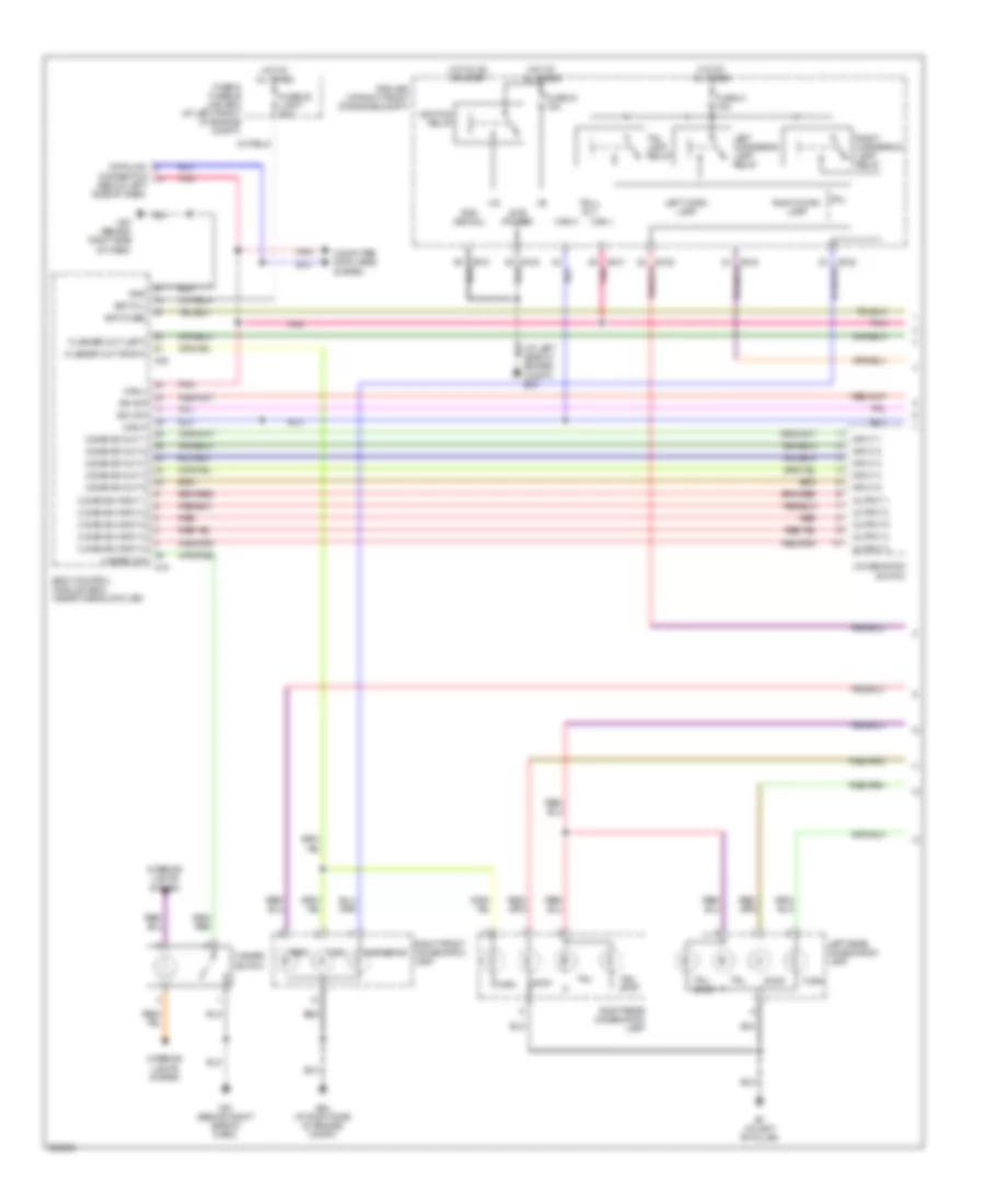 Exterior Lamps Wiring Diagram (1 of 2) for Nissan Maxima SL 2007