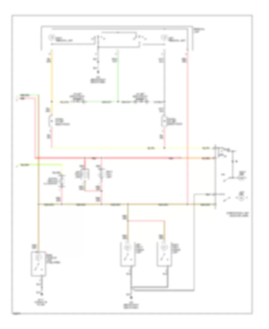 Courtesy Lamps Wiring Diagram 2 of 2 for Nissan Maxima SL 2007