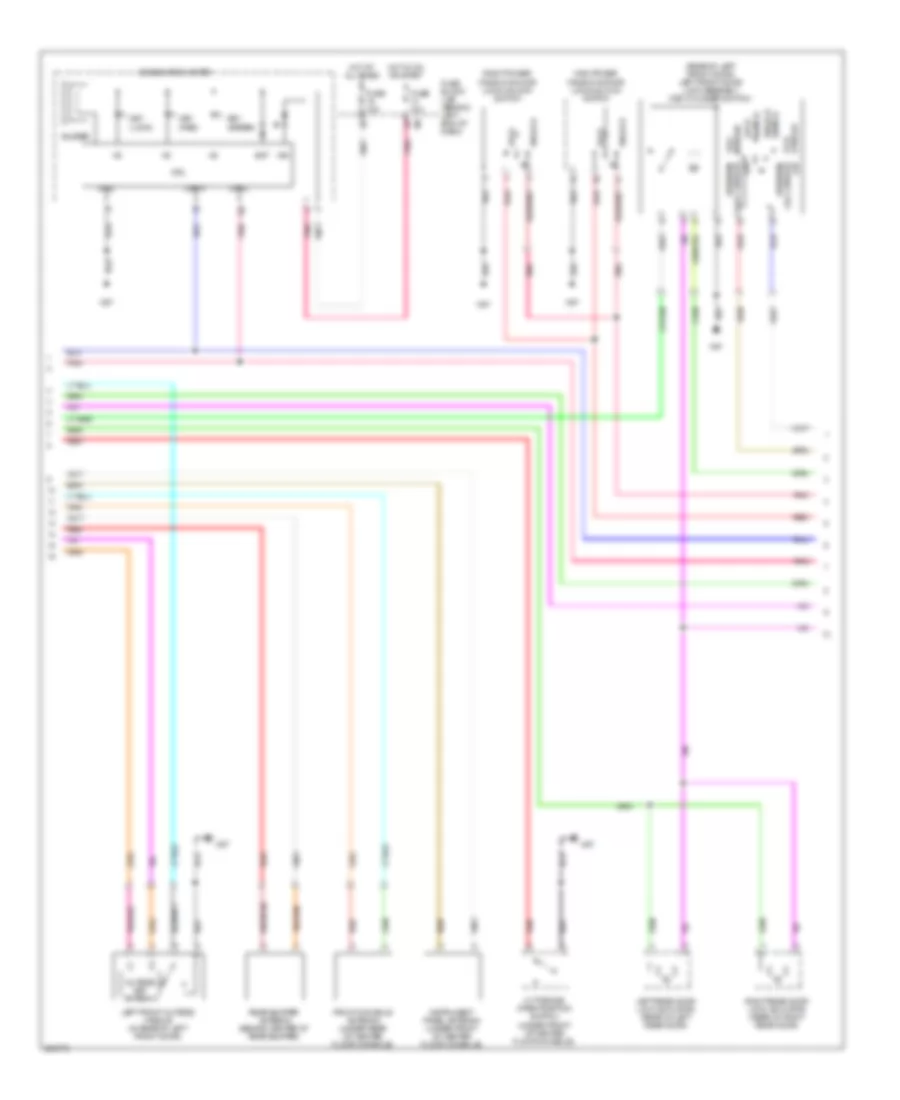 Power Door Locks Wiring Diagram with Intelligent Key Unit 2 of 3 for Nissan Sentra S 2009