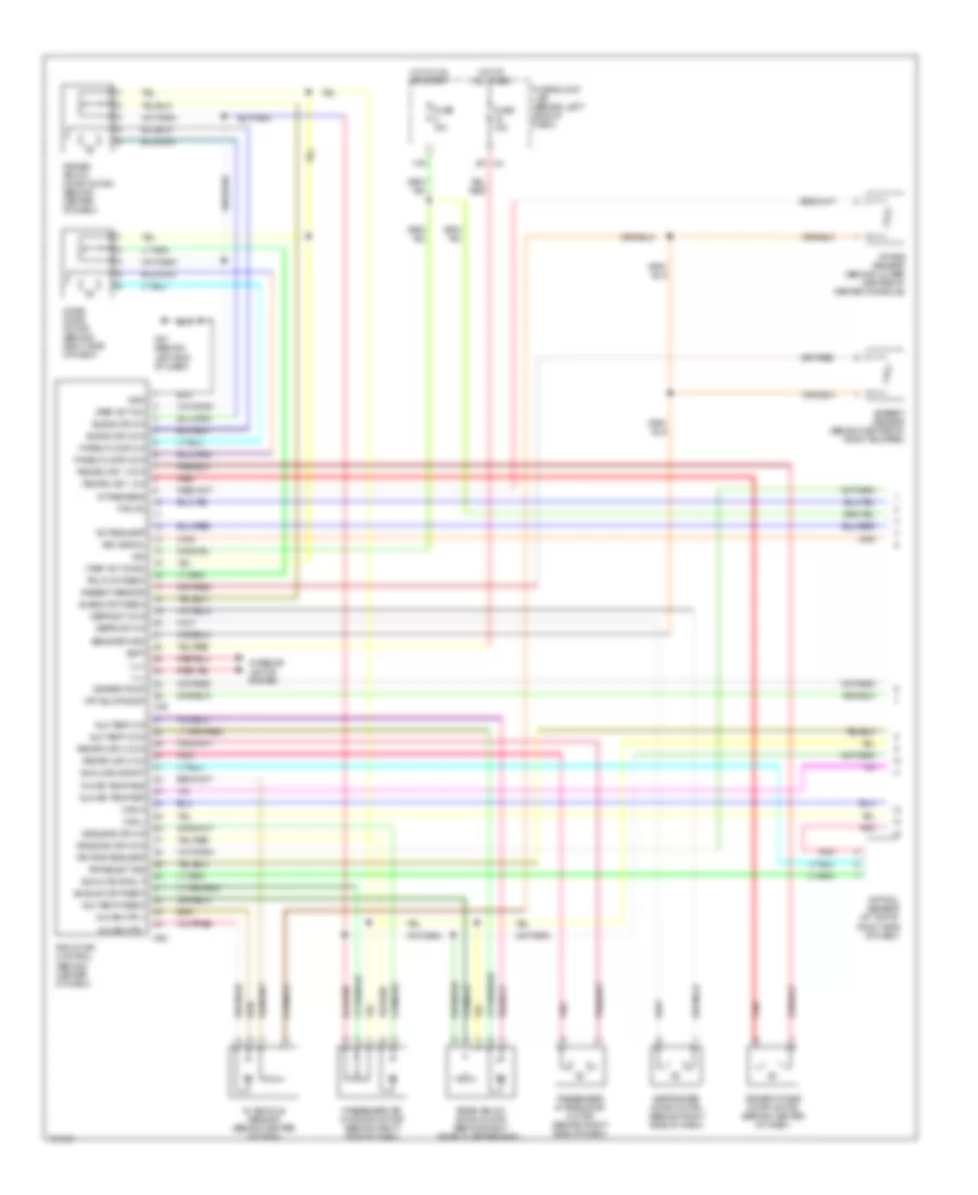 Automatic A C Wiring Diagram 1 of 3 for Nissan Quest SE 2004