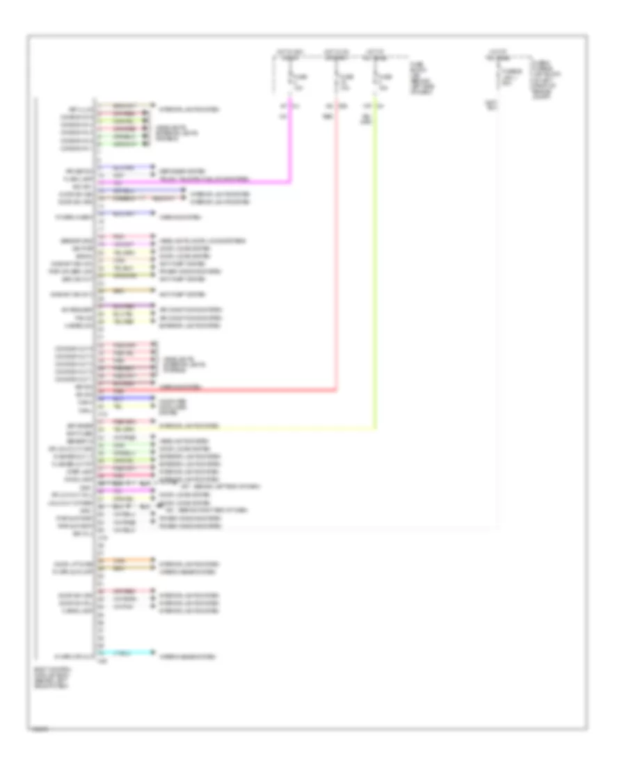 Body Control Modules Wiring Diagram for Nissan Quest SE 2004