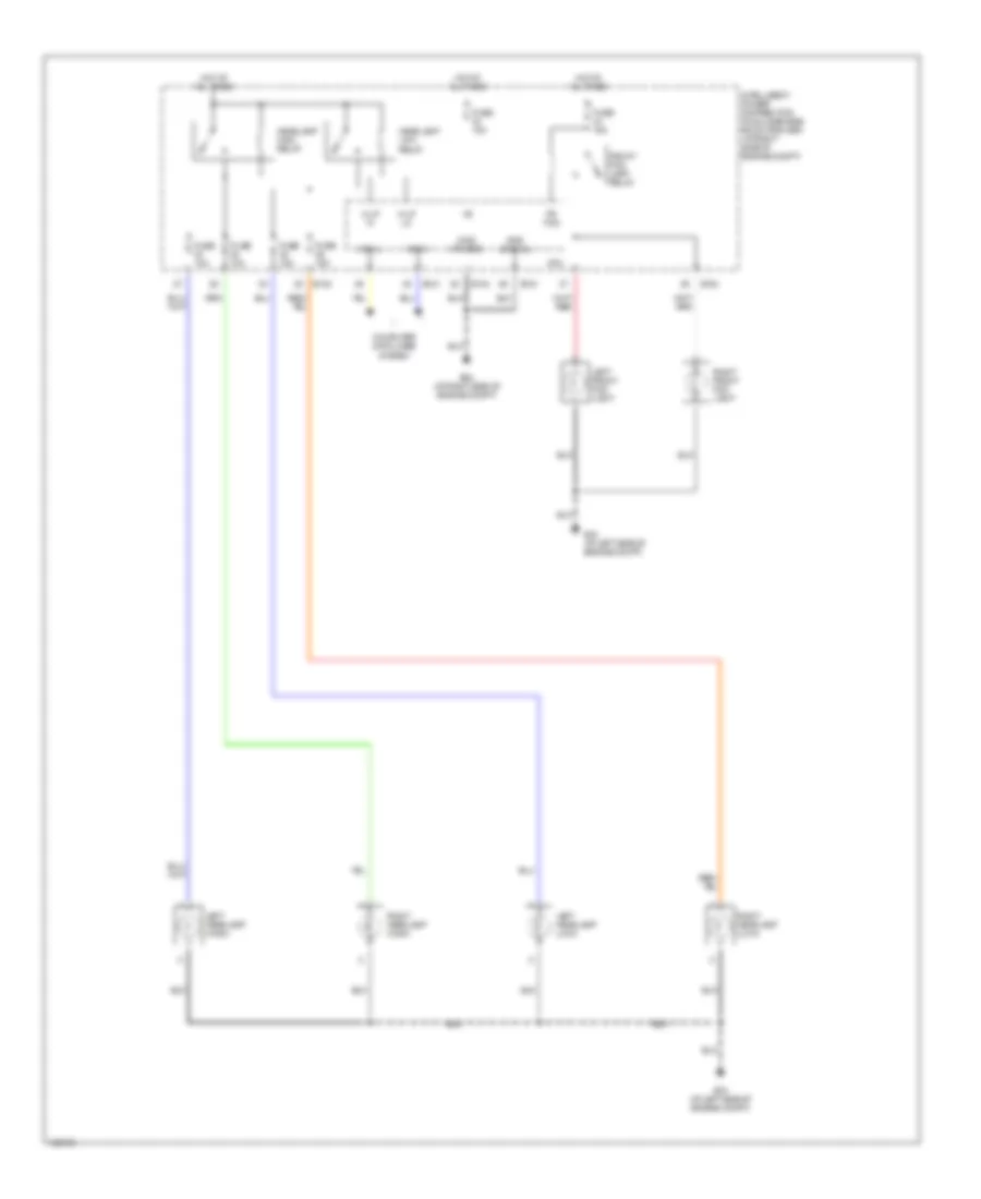 Autolamps Wiring Diagram without DRL 2 of 2 for Nissan Quest SE 2004