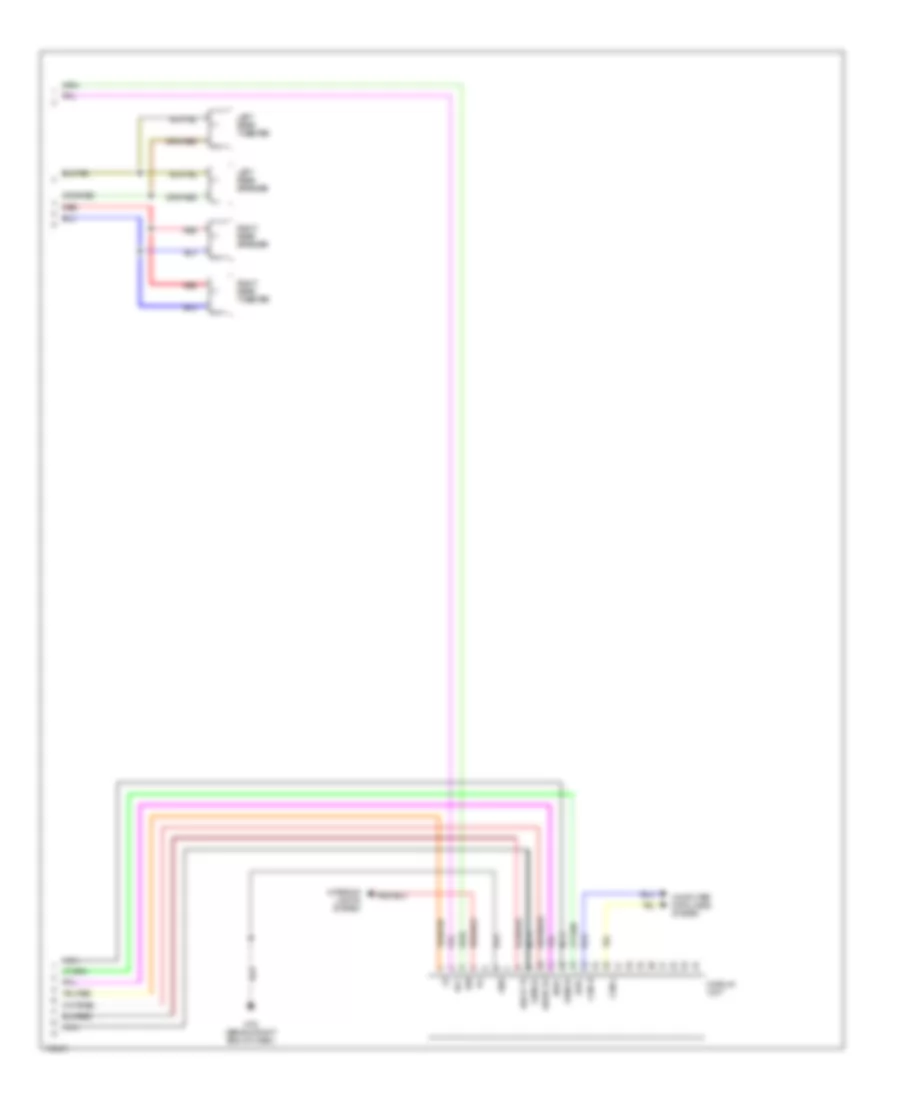 Mid Line Radio Wiring Diagram without Navigation 2 of 2 for Nissan Quest SE 2004