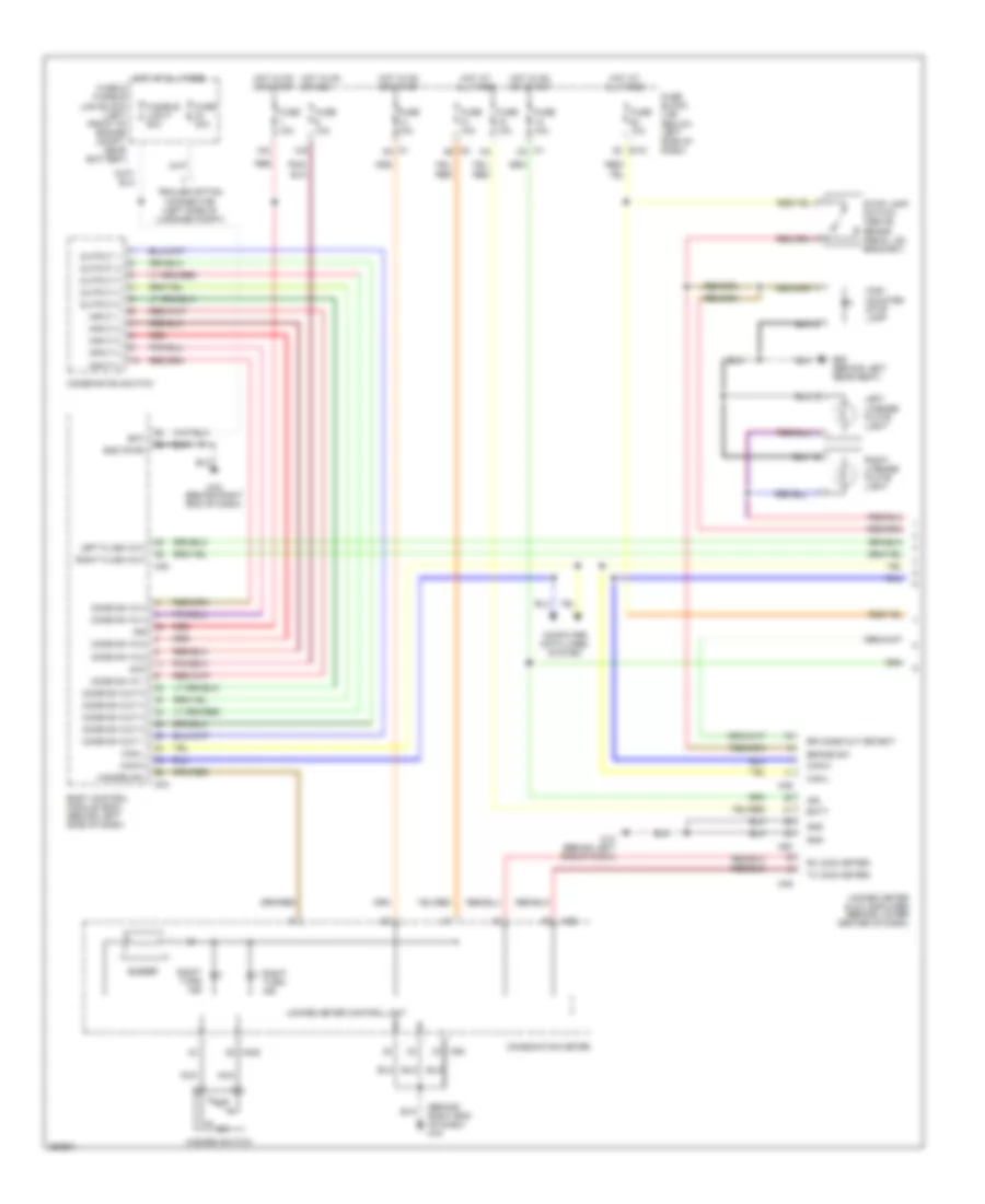 Exterior Lamps Wiring Diagram (1 of 2) for Nissan Murano S 2007