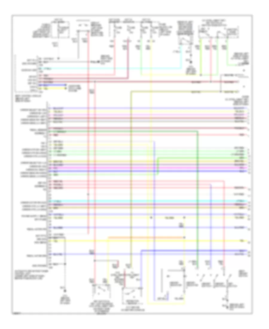 Memory Systems Wiring Diagram 1 of 3 for Nissan Murano S 2007
