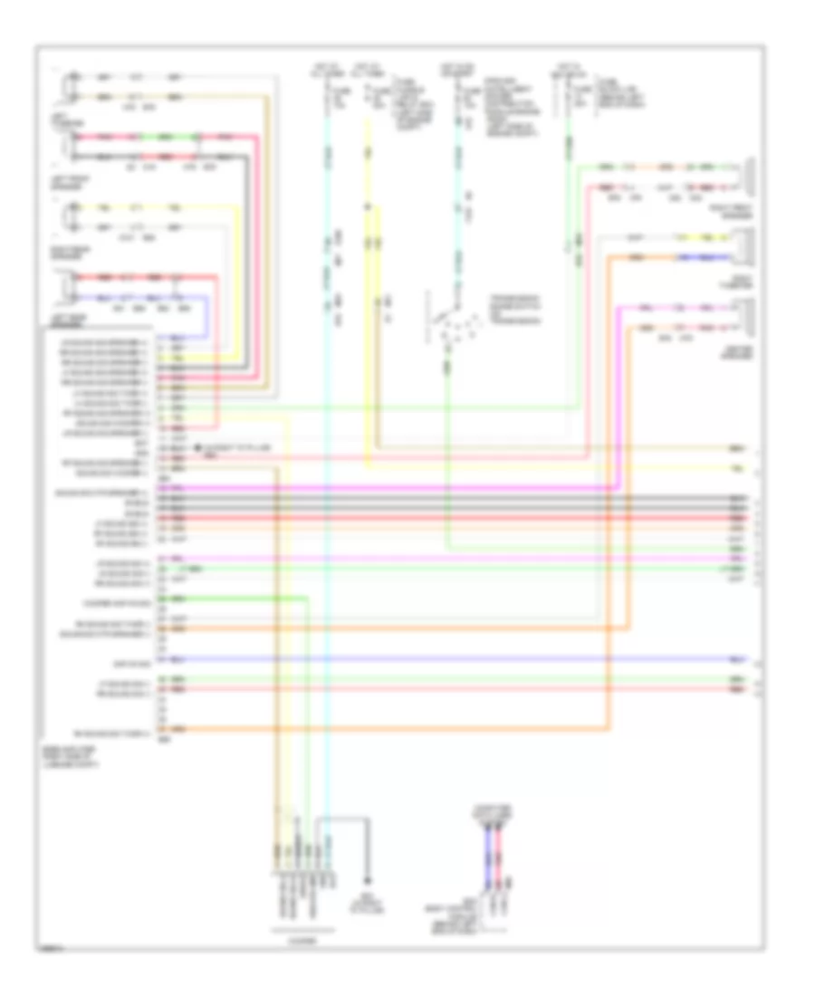 Radio Wiring Diagram, Bose (1 of 3) for Nissan Rogue SV 2011