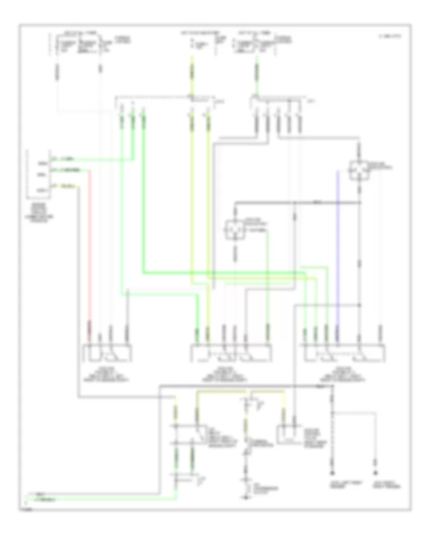 A C Wiring Diagram Auto A C 2 of 2 for Nissan Altima GLE 1996