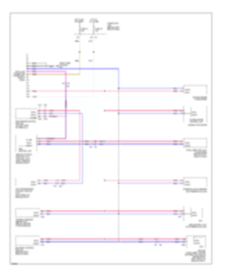 Computer Data Lines Wiring Diagram for Nissan Sentra SR 2012