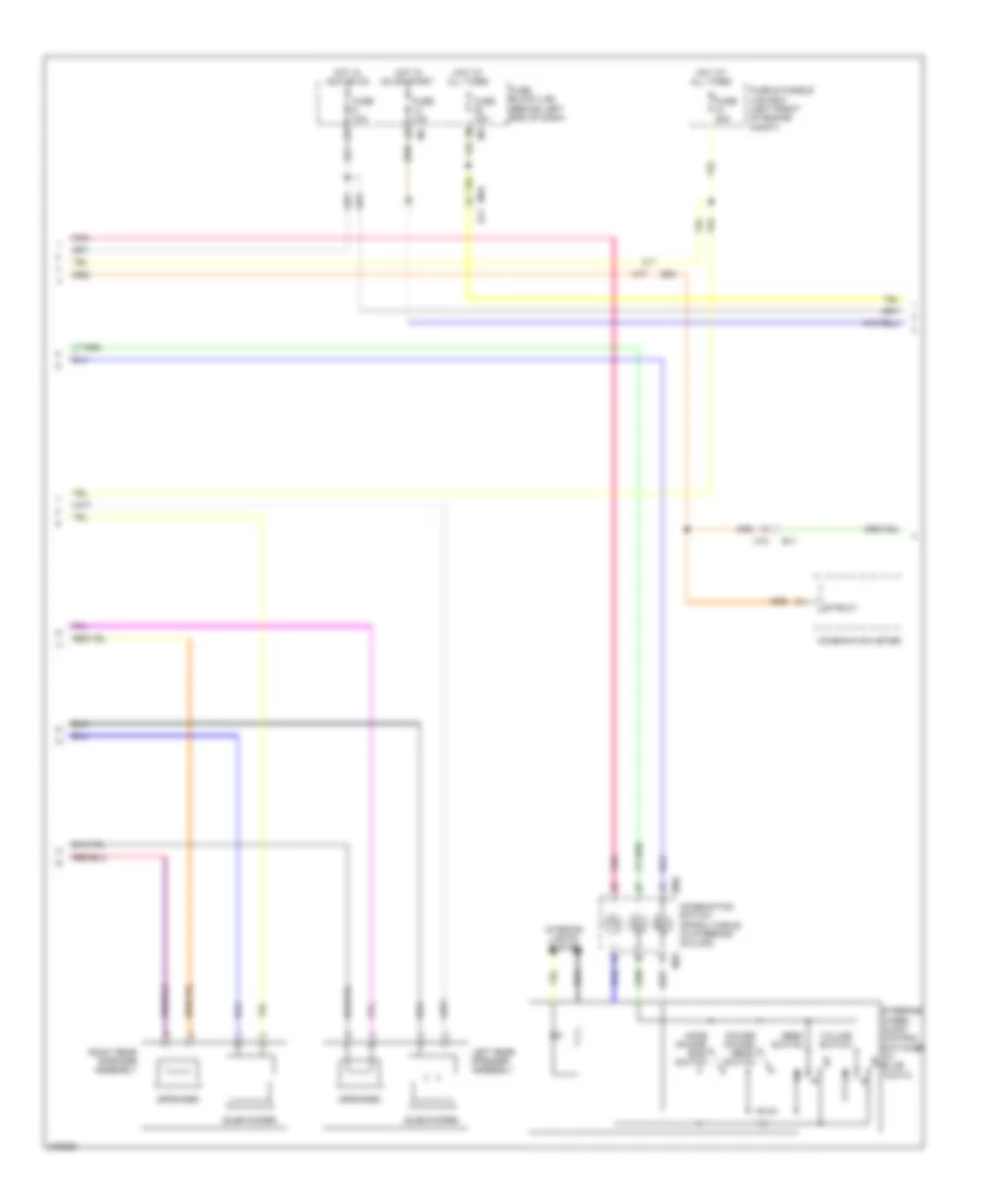 Premium Radio Wiring Diagram, with Rockford Fosgate  Navigation (2 of 3) for Nissan Sentra SR 2012