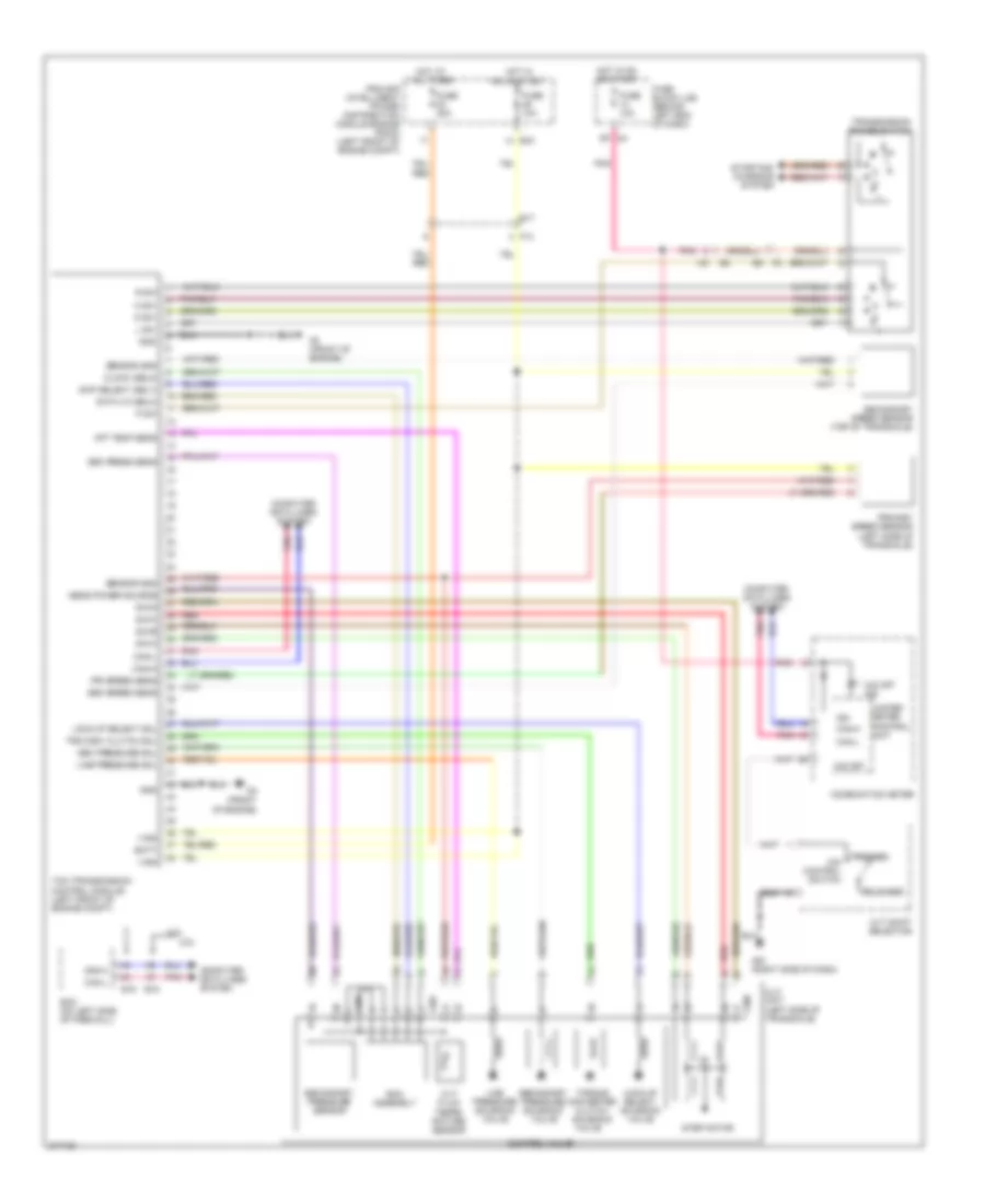 Transmission Wiring Diagram for Nissan Sentra SR 2012