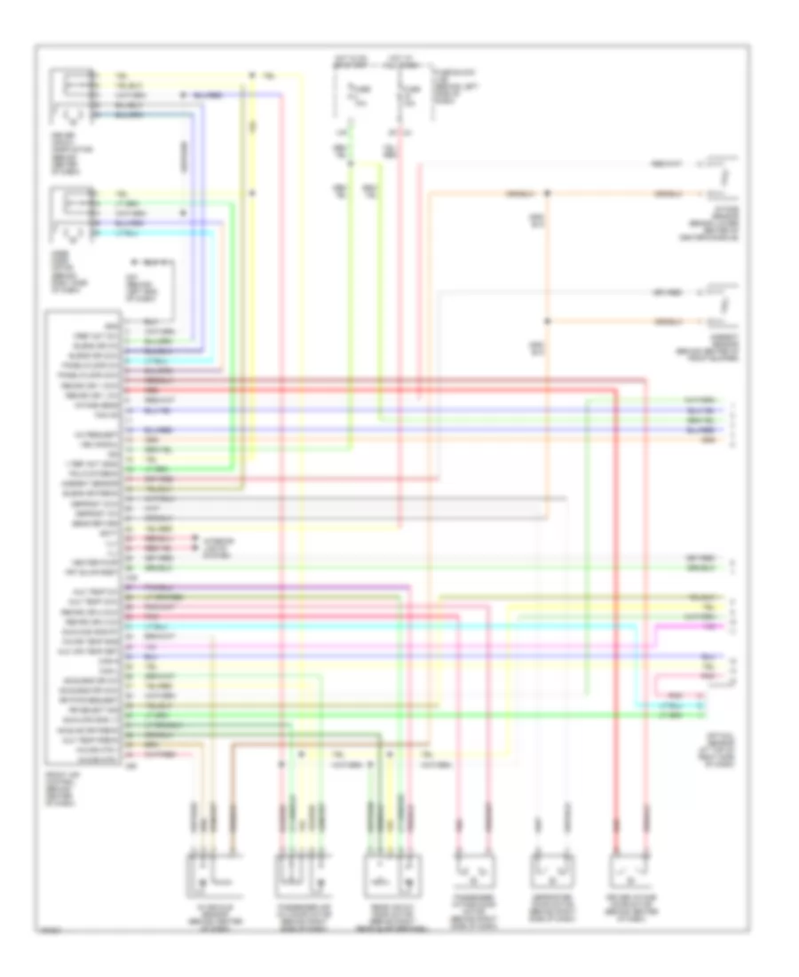 Automatic A C Wiring Diagram 1 of 3 for Nissan Quest SL 2004