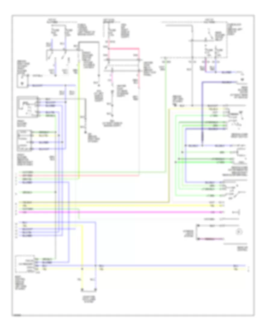 Manual AC Wiring Diagram (2 of 3) for Nissan Quest SL 2004
