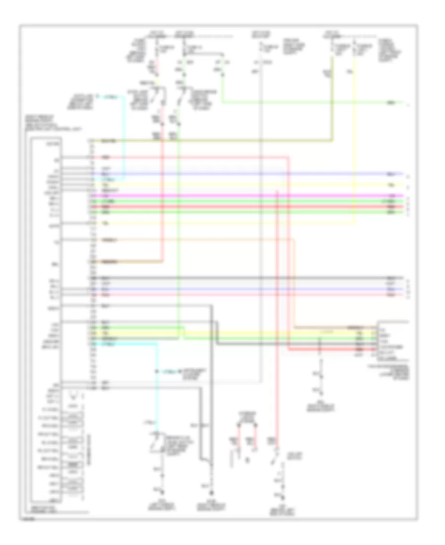 Anti lock Brakes Wiring Diagram with Traction Control  Stability Assist 1 of 2 for Nissan Quest SL 2004