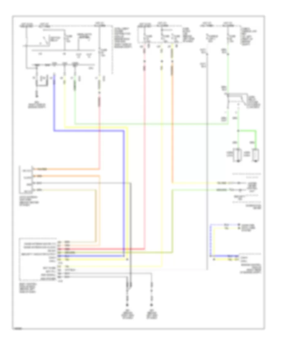 Anti-theft Wiring Diagram for Nissan Quest SL 2004