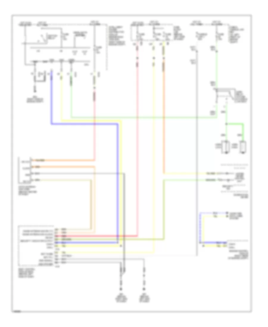 Anti theft Wiring Diagram for Nissan Quest SL 2004