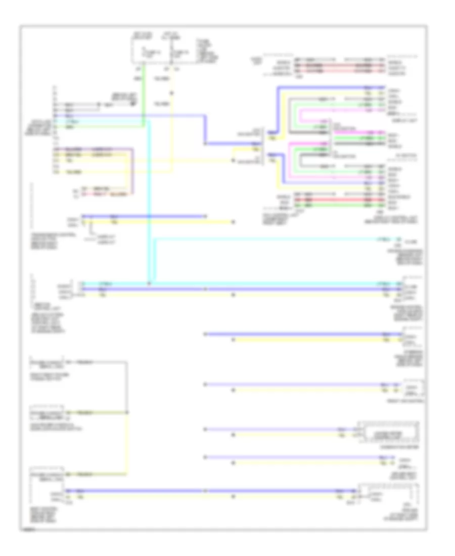 Computer Data Lines Wiring Diagram for Nissan Quest SL 2004