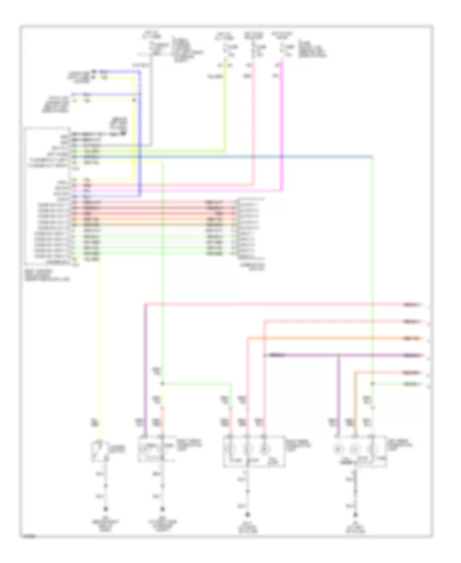Exterior Lamps Wiring Diagram (1 of 2) for Nissan Quest SL 2004