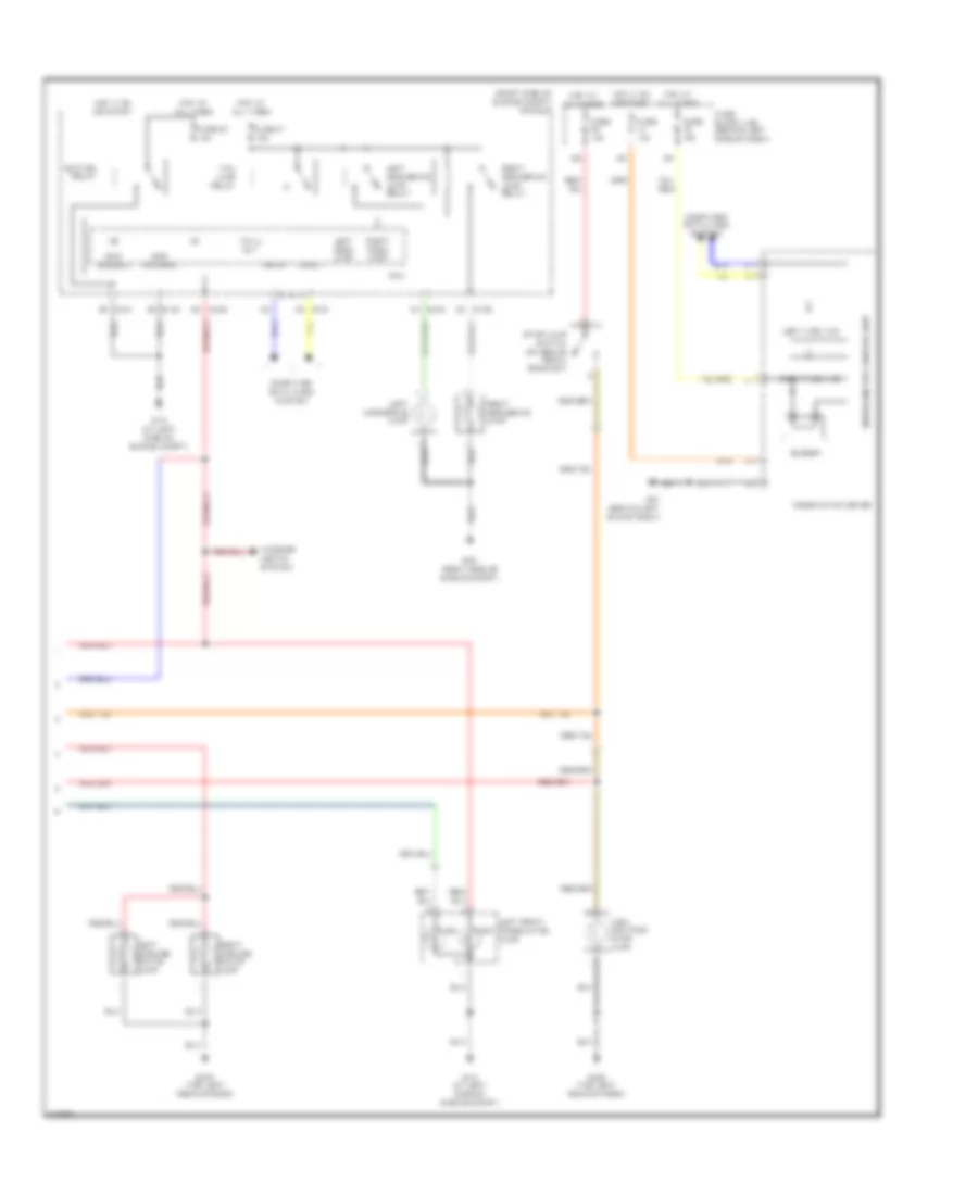 Exterior Lamps Wiring Diagram 2 of 2 for Nissan Quest SL 2004