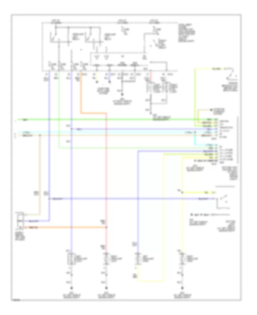 Autolamps Wiring Diagram, with DRL (2 of 2) for Nissan Quest SL 2004