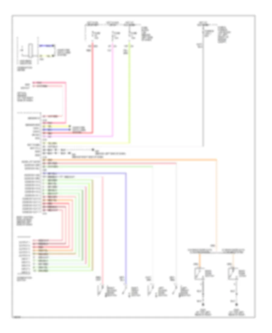 Autolamps Wiring Diagram, without DRL (1 of 2) for Nissan Quest SL 2004